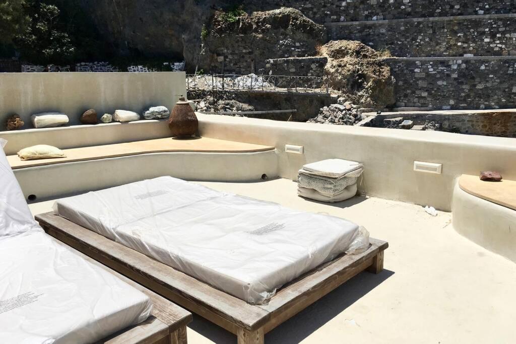 Poseidon House Villa Mandrákion Buitenkant foto