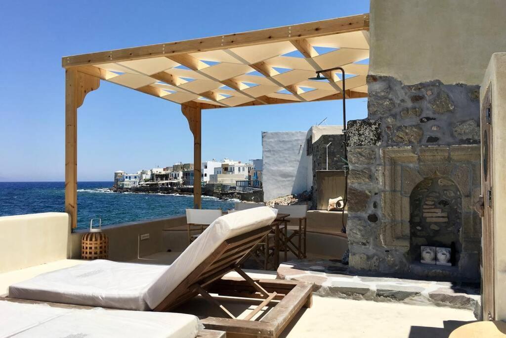Poseidon House Villa Mandrákion Buitenkant foto