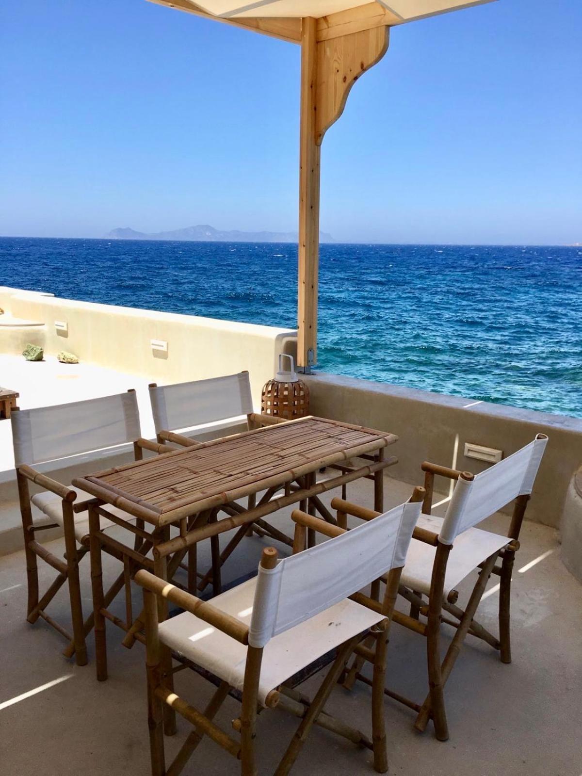 Poseidon House Villa Mandrákion Buitenkant foto
