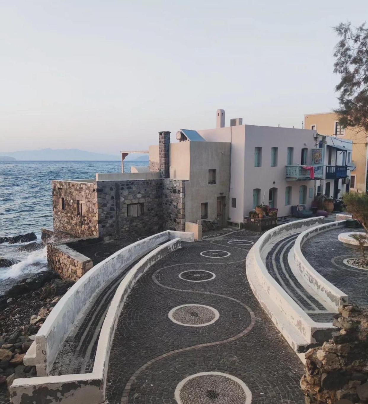 Poseidon House Villa Mandrákion Buitenkant foto